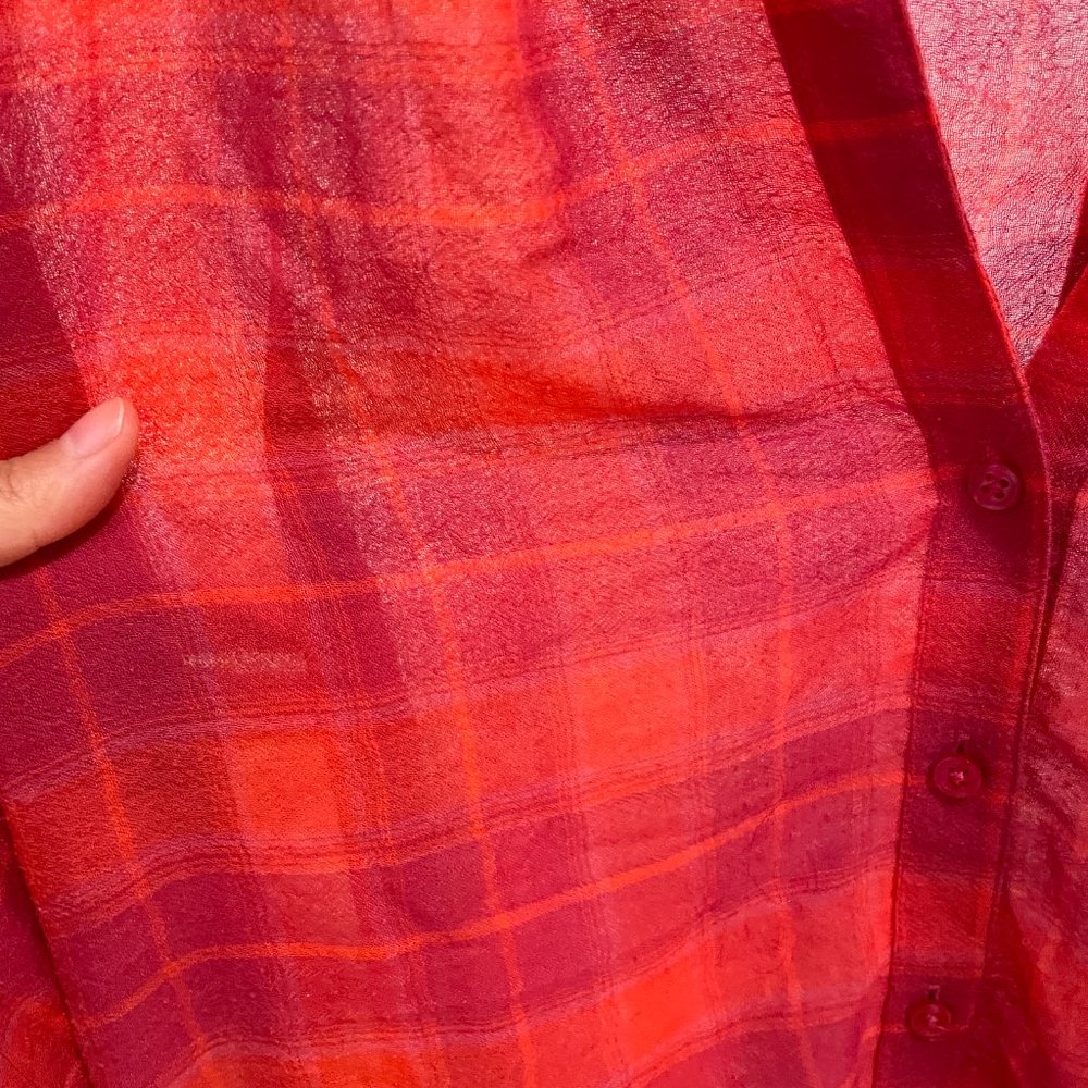 Loft Red Blouse - Picture 2 of 6